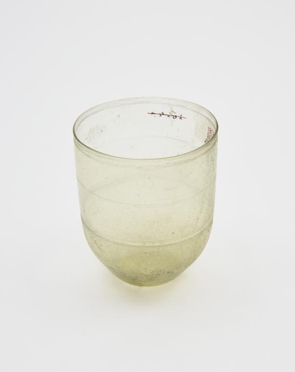 Glass cup, Roman, 151-300AD