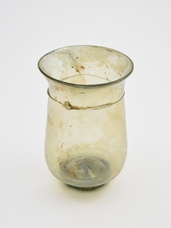 Glass cup, Roman, 251-450AD