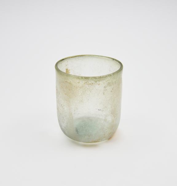 Glass cup, Roman, 251-450AD