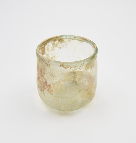 Glass cup, Roman, 151-300AD