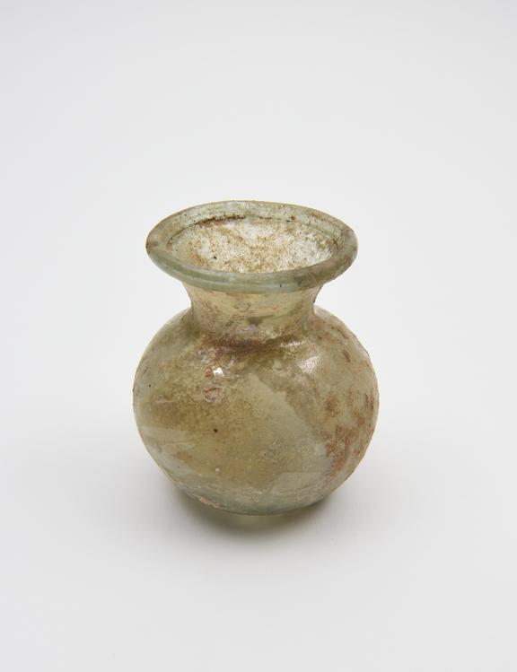 Glass jar, Roman, 251-450AD