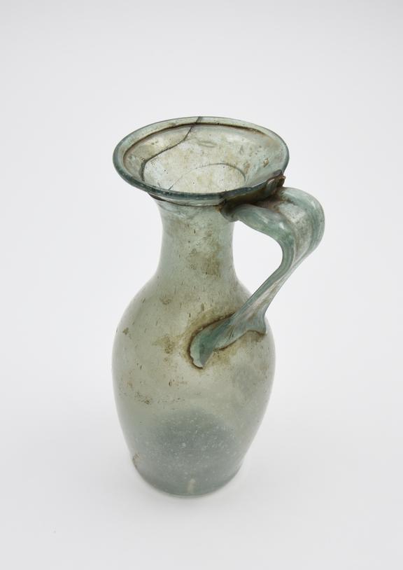 Glass jug, Roman, 251 to 450 AD