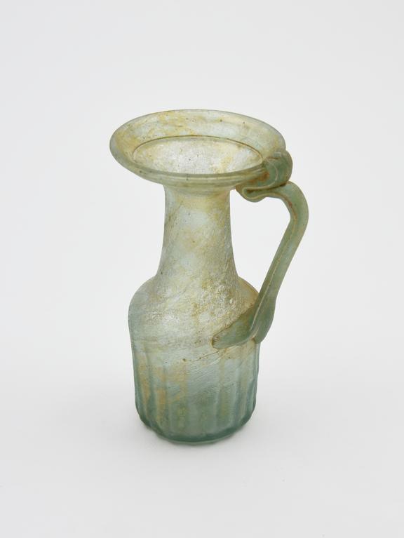 Glass jug, Roman, 251-450AD