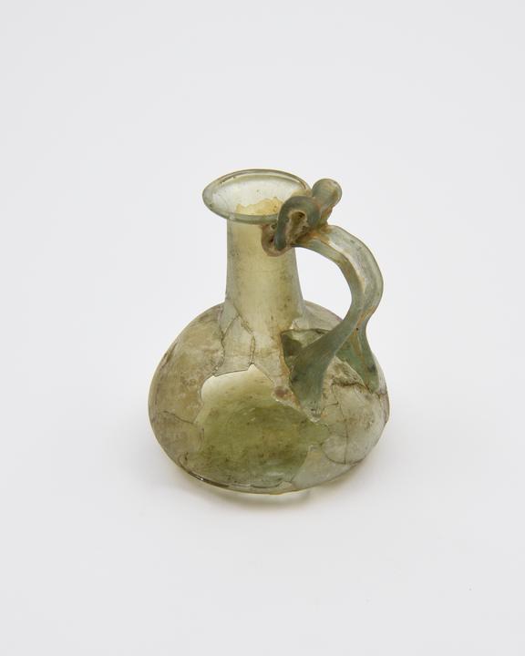 Glass jug, Roman, 251 to 450 AD