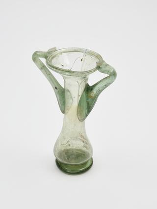 Glass flask, Roman, 251-450AD