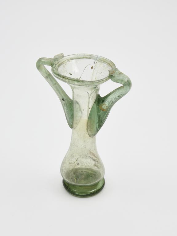 Glass flask, Roman, 251-450AD