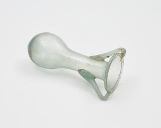 Glass flask, Roman, 251-300AD