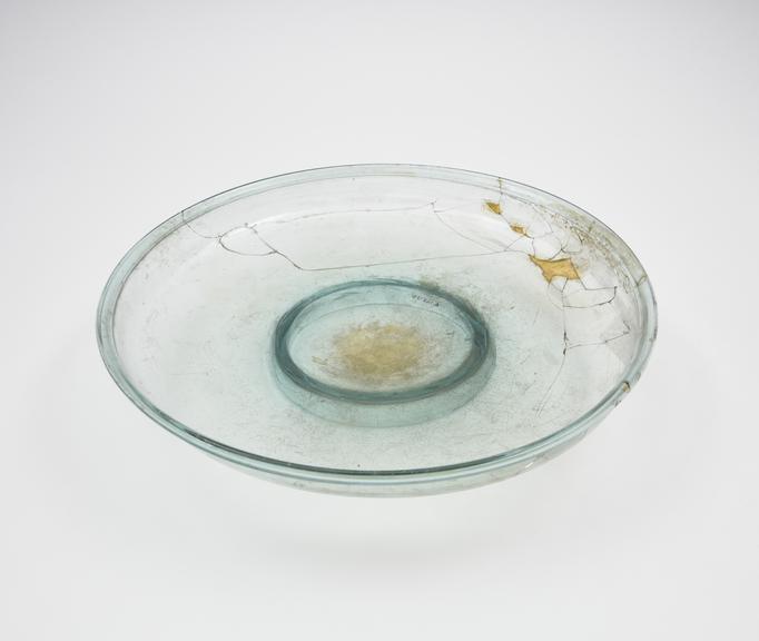 Glass bowl, Roman, 251-450AD