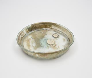 Glass dish, Roman, 1 to 150 AD