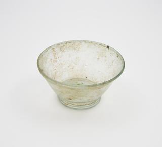 Glass bowl, Roman, 151-300AD