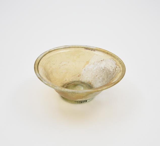 Glass bowl, Roman, 151-300AD