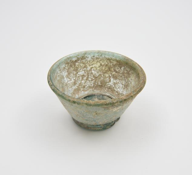 Glass bowl, Roman, 151 to 300 AD