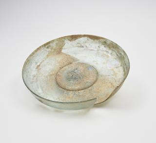 Glass dish, Roman, 151-300AD