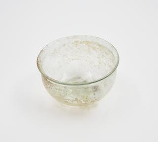 Glass bowl, Roman, 151 to 300 AD