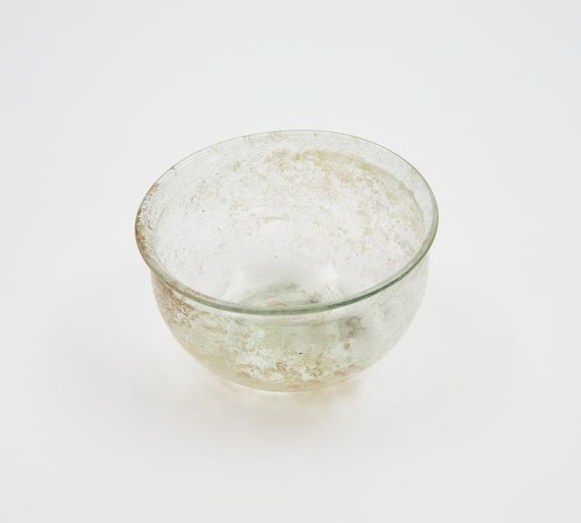 Glass bowl, Roman, 151 to 300 AD