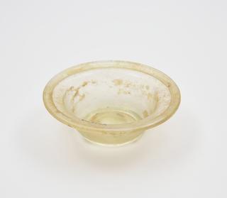 Glass bowl, Roman, 151 to 300 AD