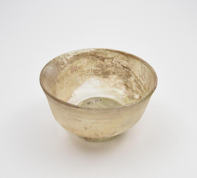 Glass bowl, Roman, 151 to 300 AD