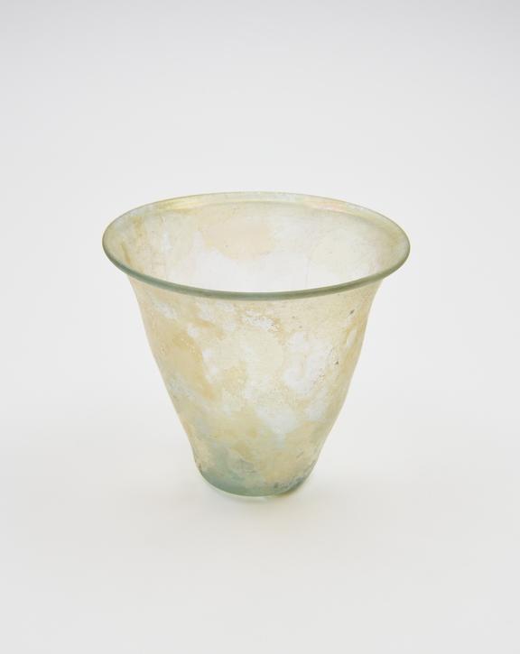 Glass cup, Roman, 251-450AD