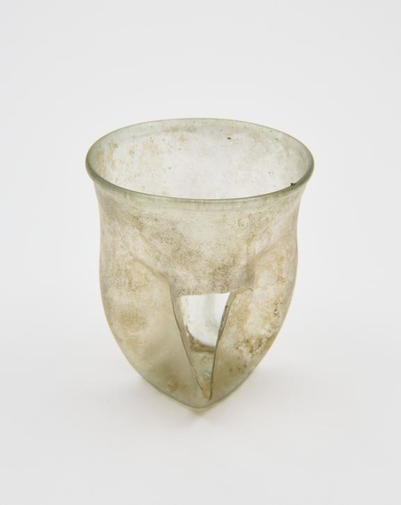 Glass cup, Roman, 151-300AD