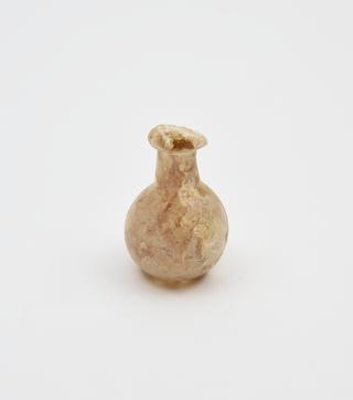 Glass flask, Roman, 1 to 150AD
