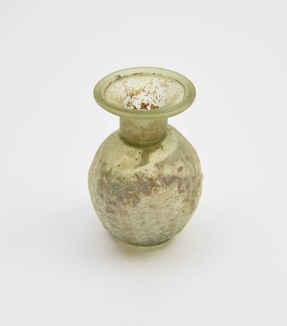 Glass flask, Roman, 251 to 450 AD