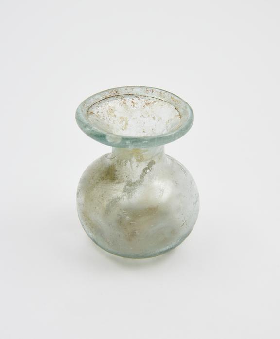 Glass jar, Roman, 251-450AD