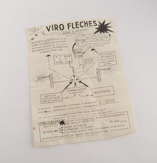 Inscructions for Brovex Auto-Electrical Replacement, c.1950.