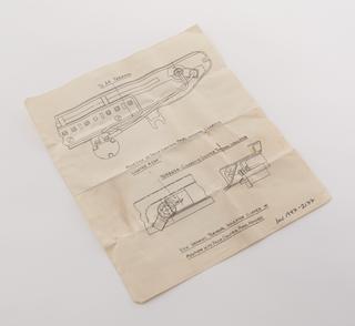 Leaflet for Vauxhall cigarette lighter, models 1955.