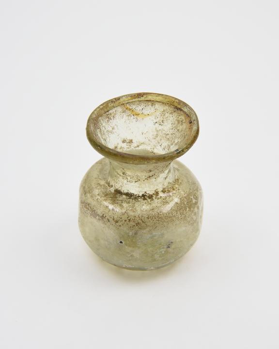 Glass jar, Roman, 251-450 AD