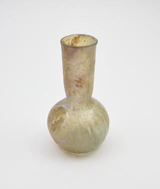 Glass flask, Byzantine, 401-700AD