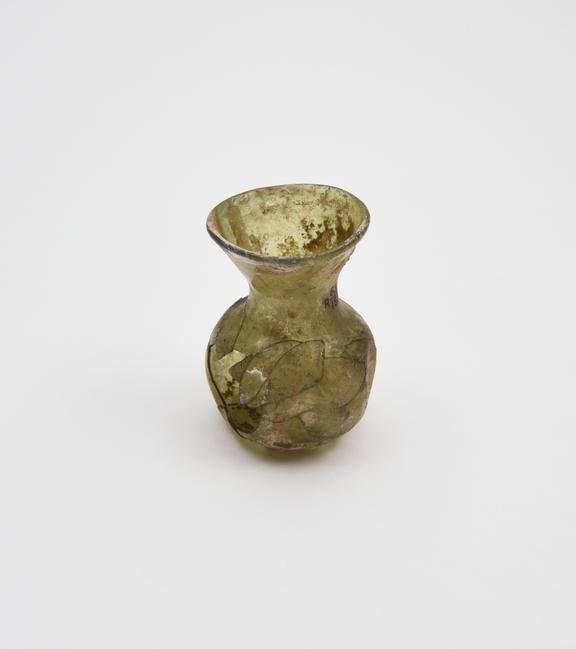 Glass jar, Roman, 251-450AD