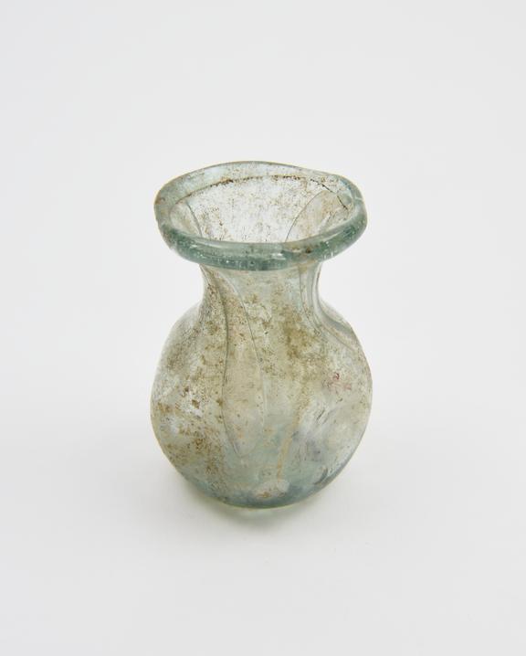 Glass jar, Roman, 251-450AD