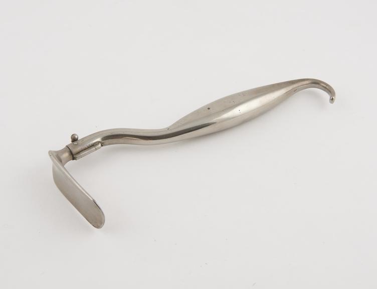 Speculum, vaginal, metal, nickel-plated, changeable head