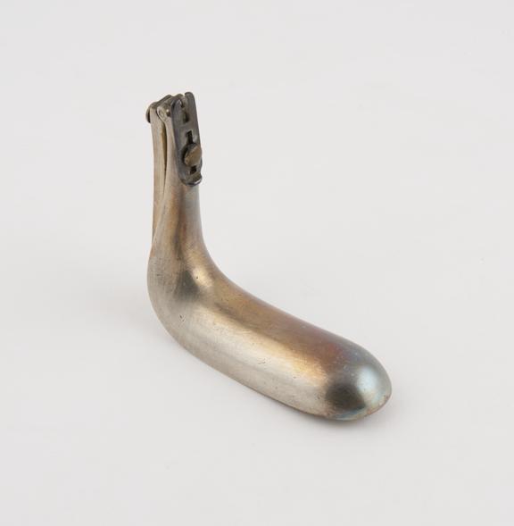 Vaginal speculum, Sims, folding type, probably English, metal