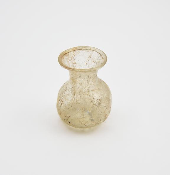 Glass jar, Roman, 251-450AD