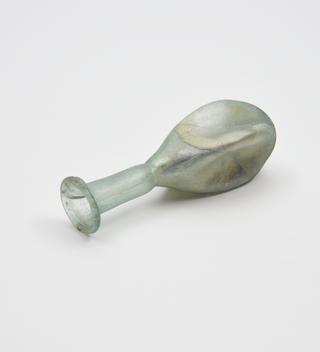 Glass flask, Roman, 251-450AD