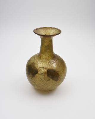 Glass flask, Roman, 251-450AD