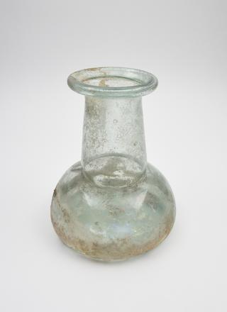 Glass flask, Roman, 151-300AD