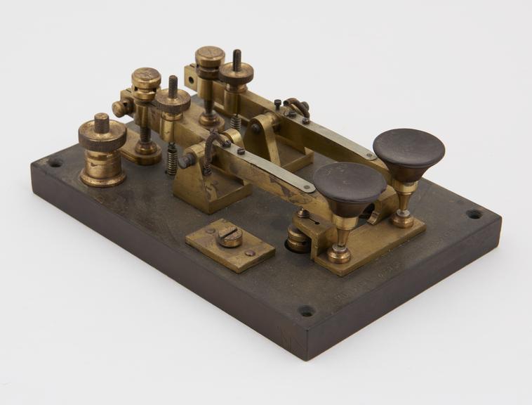 Double current telegraph key, made by Muirhead and Co. Ltd