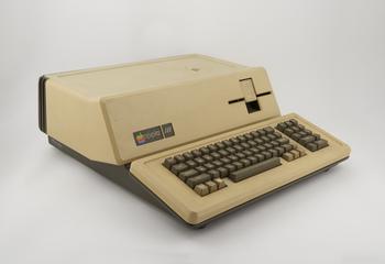 Apple III personal computer and keyboard