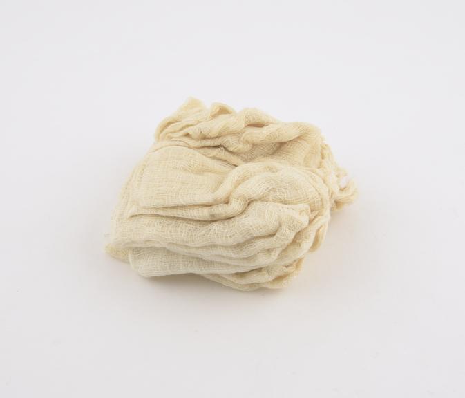 Gauze bandage, relic of R.J. Godlee