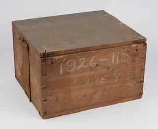 Cover from baseboard with single-current key galvanometer relay