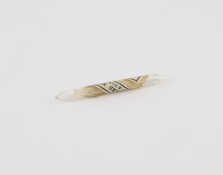 Sterilized silk suture in glass ampoule