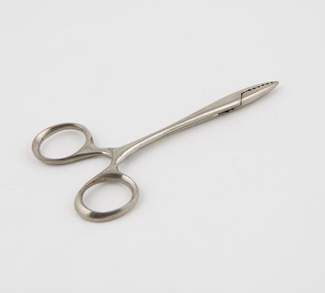 Needle holder, Bruce Clarke, steel, nickel plated