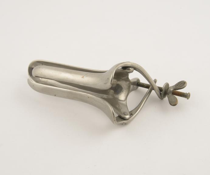 Speculum, vaginal, Notts, metal, nickel-plated