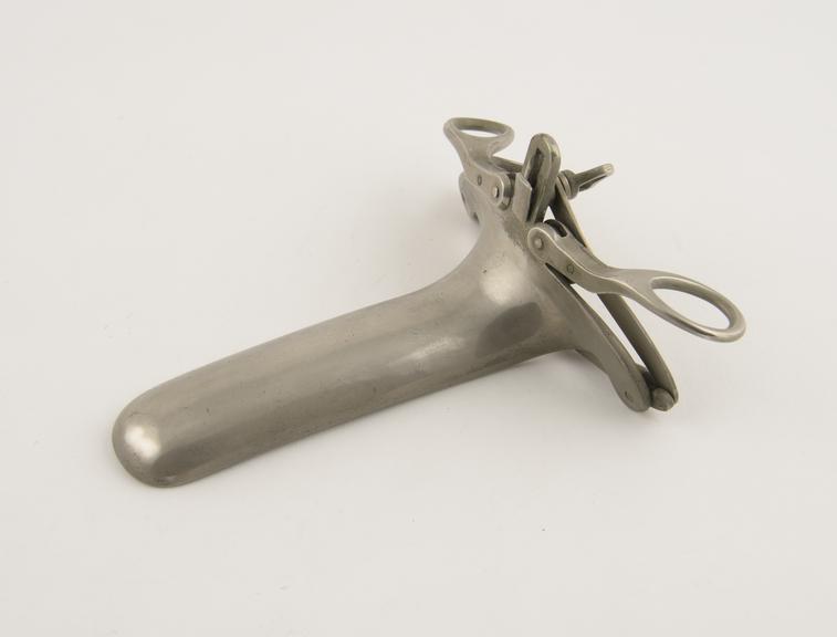 Vaginal speculum, Meadows, metal, nickel-plated