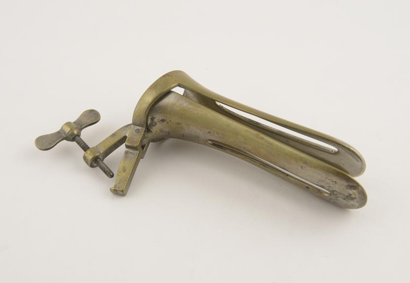 Vaginal speculum, Tyler Smith, metal, nickel plated