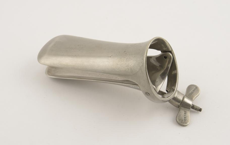 Vaginal speculum, Cusco, metal, nickel plated