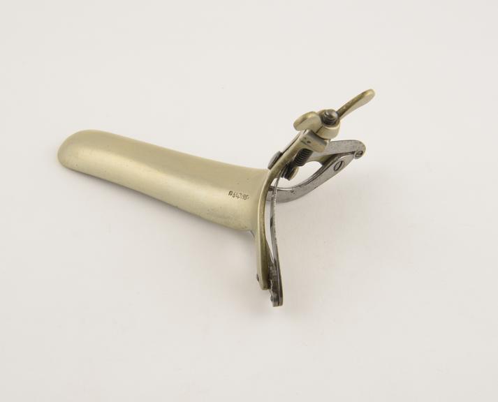 Speculum, vaginal, Notts, metal, nickel plated