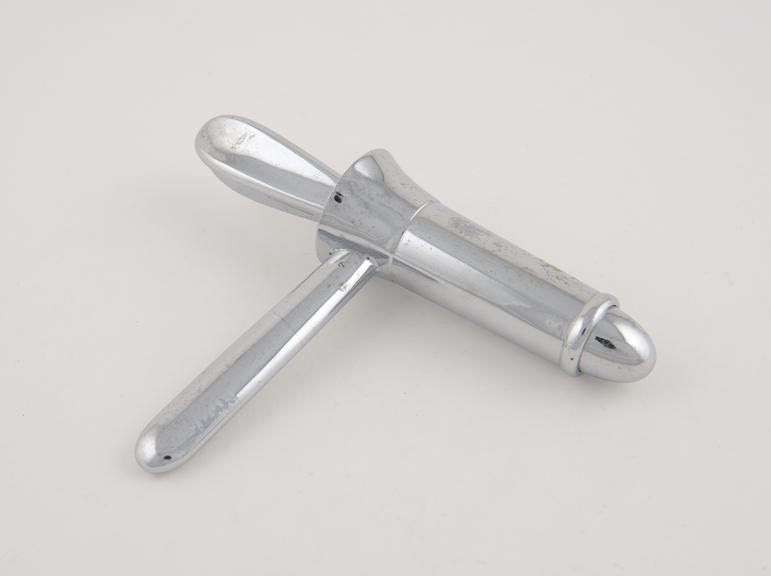 Kelly's rectal speculum, chromium-plated